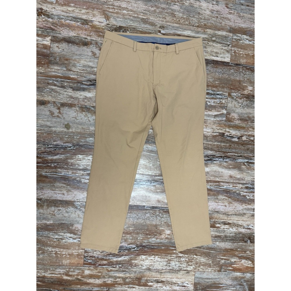 Mens Vineyard Vines OTG On The Go Flex Stretch Chino Pants Size 38x32 Beige